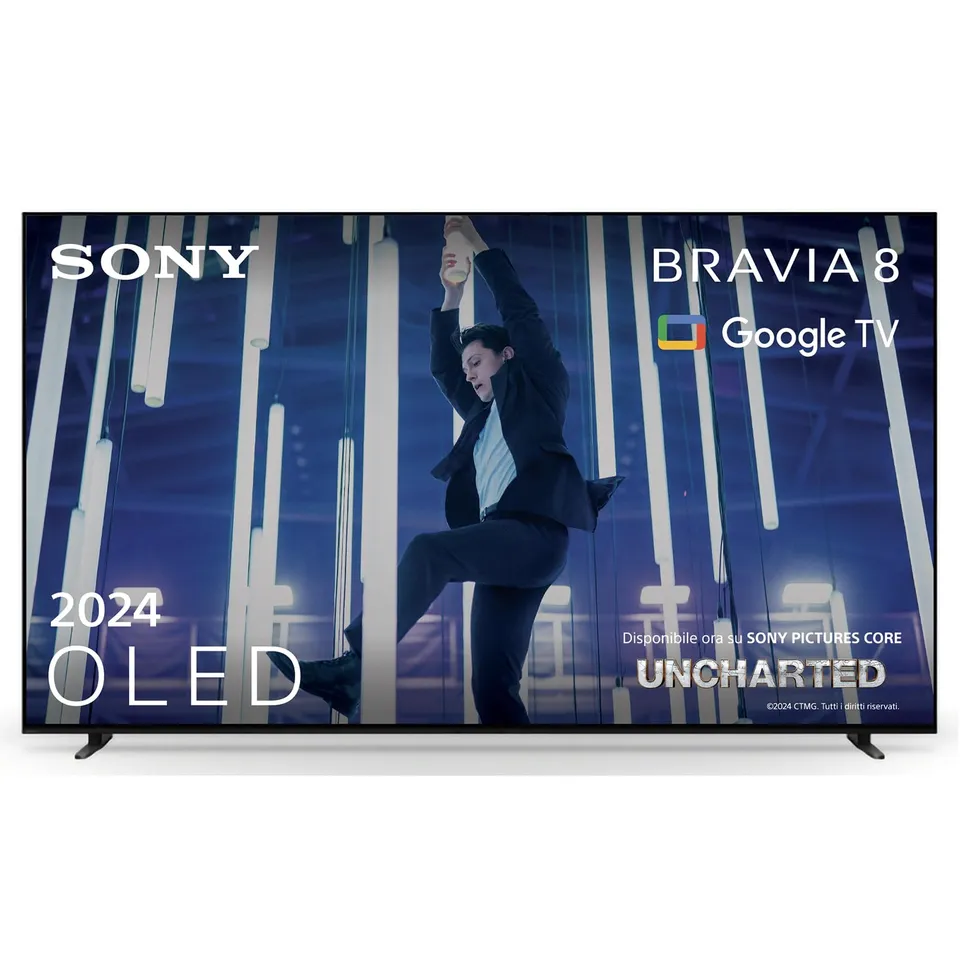 sony-bravia-8-oled-65-xr80-4k-hdr-google-smart-tv-2024-120hz-supporto-a-4-vie-re image 1