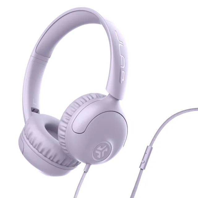 jlab-studio-2-wired-on-ear-headphones-lilac-cuffie-on-ear-cablate-3-5mm-con-micr image 1