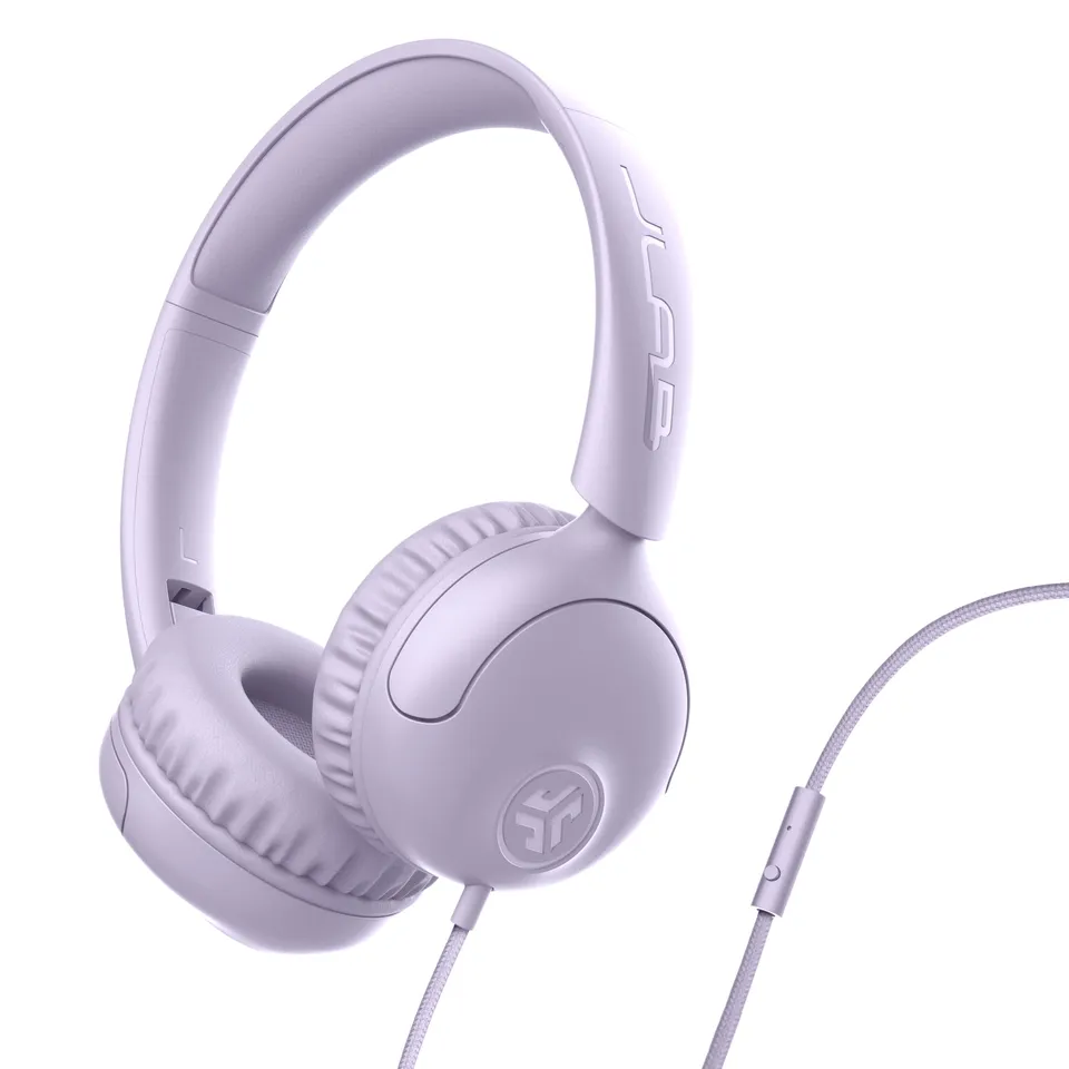 jlab-studio-2-wired-on-ear-headphones-lilac-cuffie-on-ear-cablate-3-5mm-con-micr image 1