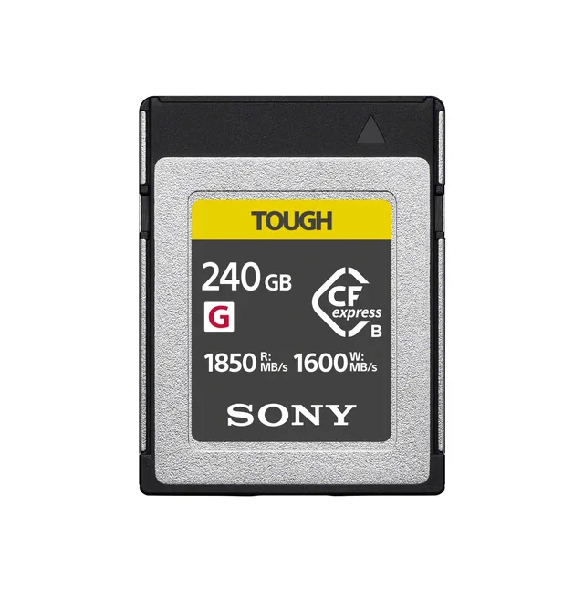 sony-cfexpress-type-b-tough-240-gb-cebg240t-lettura-1850-mb-s-scrittura-1600-mb- image 1