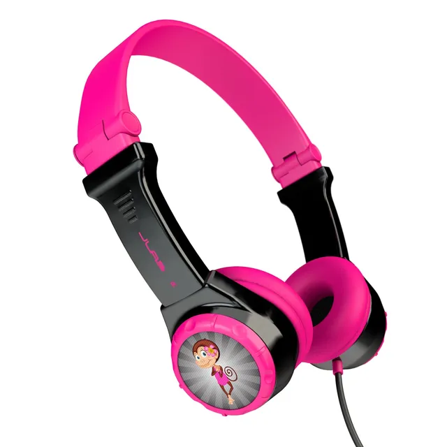 jlab-jbuddies-folding-kids-headphones-nero-rosa-cuffie-on-ear-per-bambini-con-li image 1