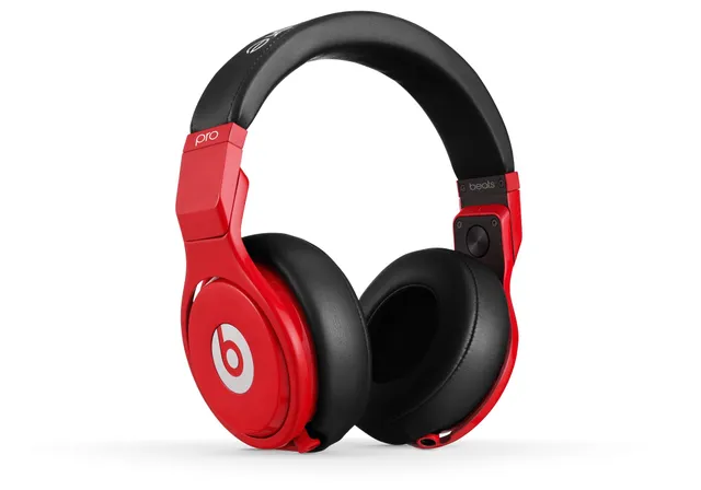 beats-pro-by-dr-dre-cuffie-over-ear-cablate-lil-wayne-rosso-nero-edizione-limita image 1