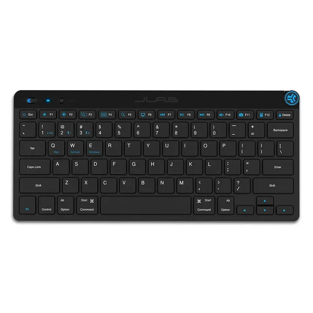 jlab-go-wireless-keyboard-nero-tastiera-wireless-compatta-60-con-78-tasti-manopo image 1