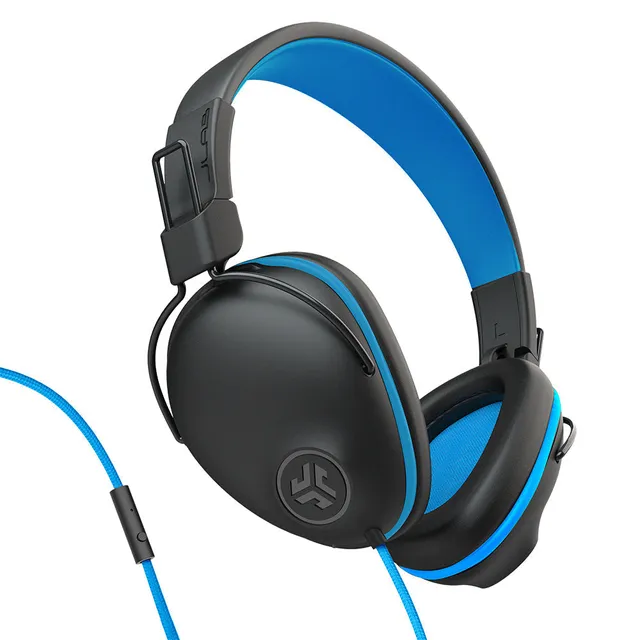 jlab-jbuddies-pro-wired-over-ear-kids-headphone-blu-cuffie-cablate-over-ear-per- image 1