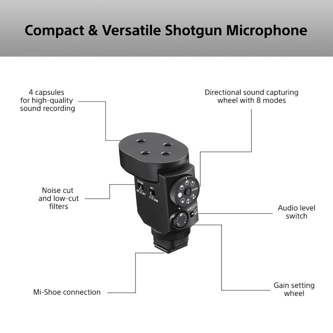 sony-ecm-m1-microfono-shotgun-a-condensatore-8-modalit-di-registrazione-compatib image 4
