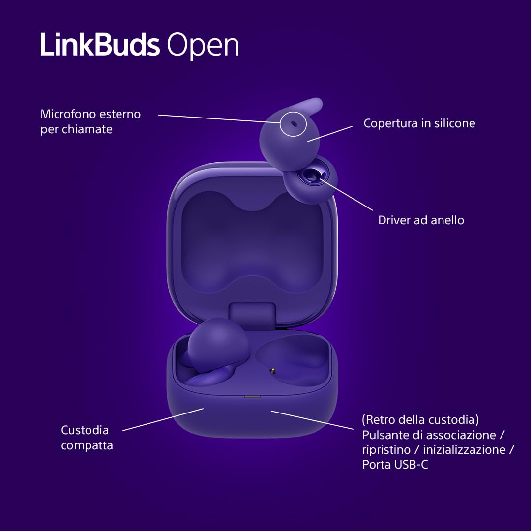 sony-linkbuds-open-cuffie-bluetooth-true-wireless-aperte-violet-olivia-rodrigo-d image 7