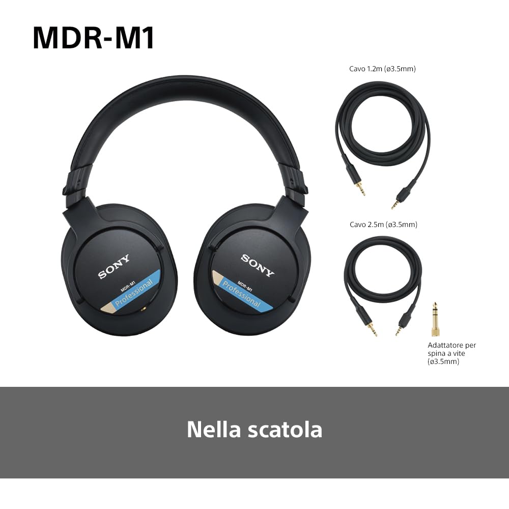 sony-mdr-m1-studio-cuffie-da-studio-chiuse-cablate-con-riproduzione-ultra-larga- image 7