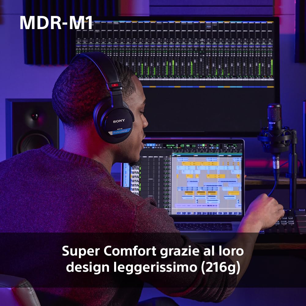 sony-mdr-m1-studio-cuffie-da-studio-chiuse-cablate-con-riproduzione-ultra-larga- image 6
