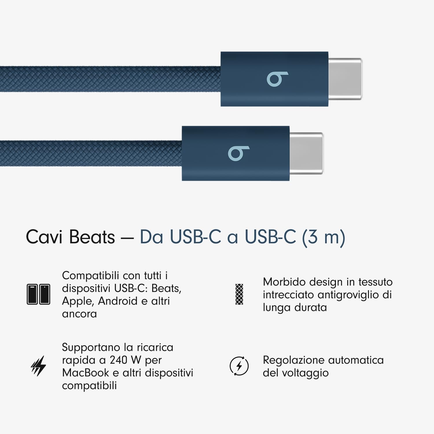 beats-braided-usb-c-to-usb-c-cable-240w-3m-cavo-di-ricarica-rapida-intrecciato-b image 2