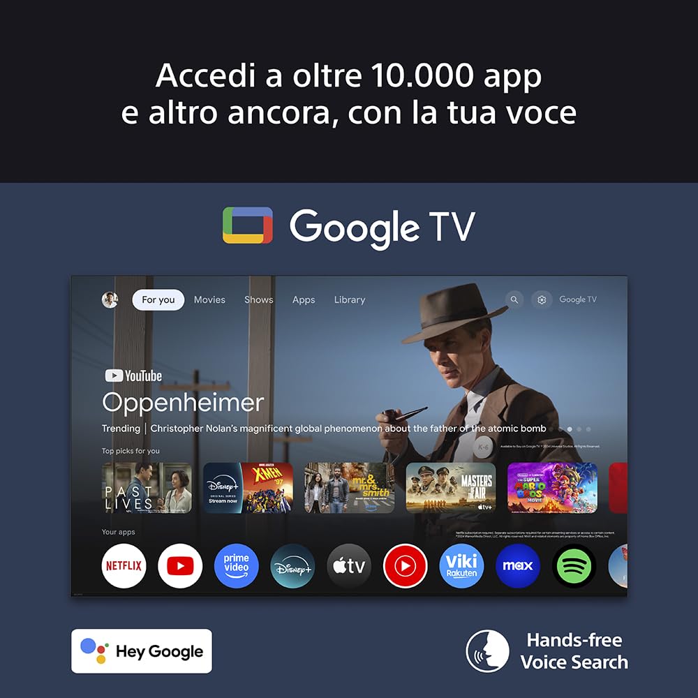 sony-bravia-5-55-tv-mini-led-4k-con-processore-ai-xr-xr-backlight-master-drive-d image 8