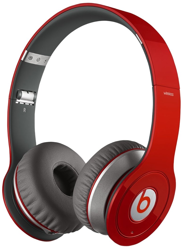 beats-by-dr-dre-wireless-cuffie-on-ear-bluetooth-rosso-comandi-integrati image 1