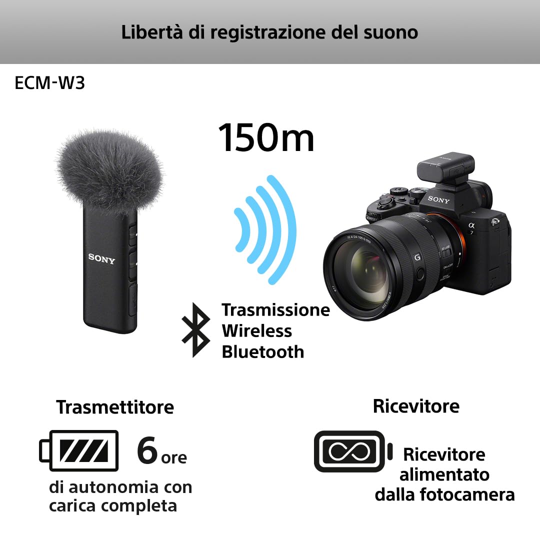 sony-ecm-w3-sistema-microfono-wireless-a-mano-e-lavalier-trasmissione-digitale-s image 3