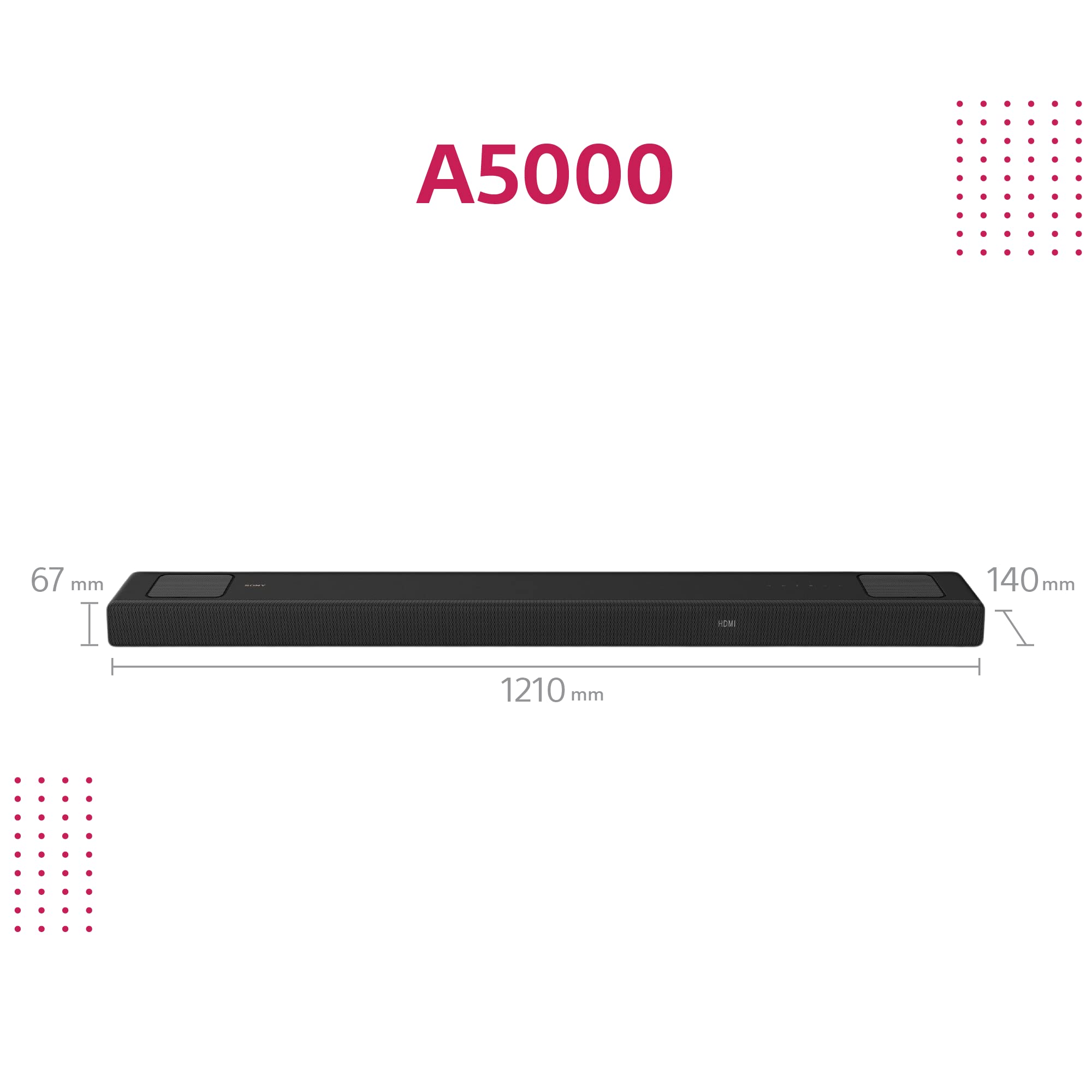 sony-ht-a5000-soundbar-dolby-atmos-5-1-2-canali-450w-con-360-spatial-sound-mappi image 3