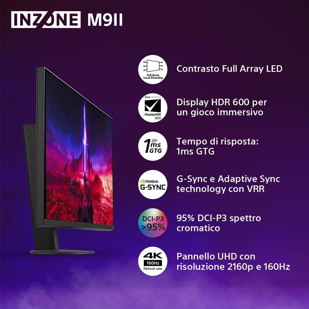 sony-inzone-m9ii-27-4k-gaming-monitor-160hz-1ms-gtg-full-array-led-g-sync-adapti image 3