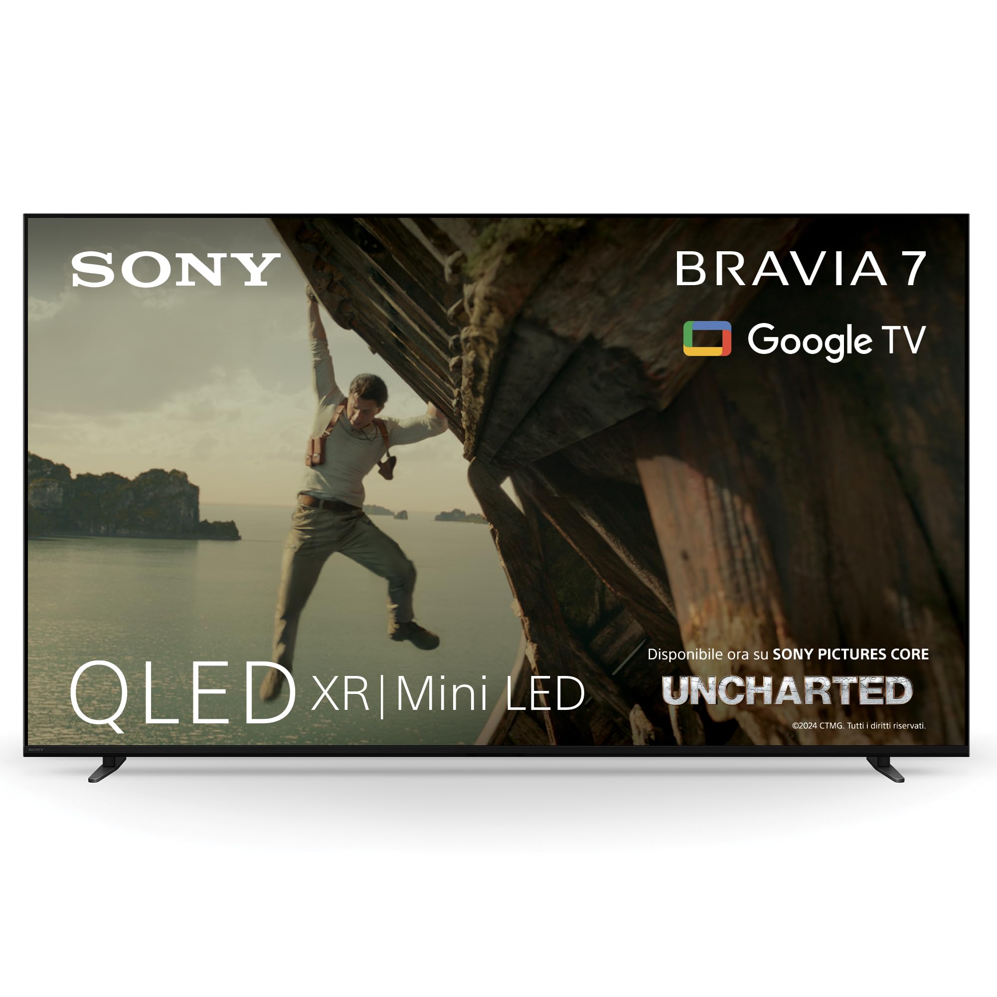 sony-bravia-7-65xr70-smart-tv-qled-mini-led-65-pollici-4k-hdr-120-hz-con-google- image 1