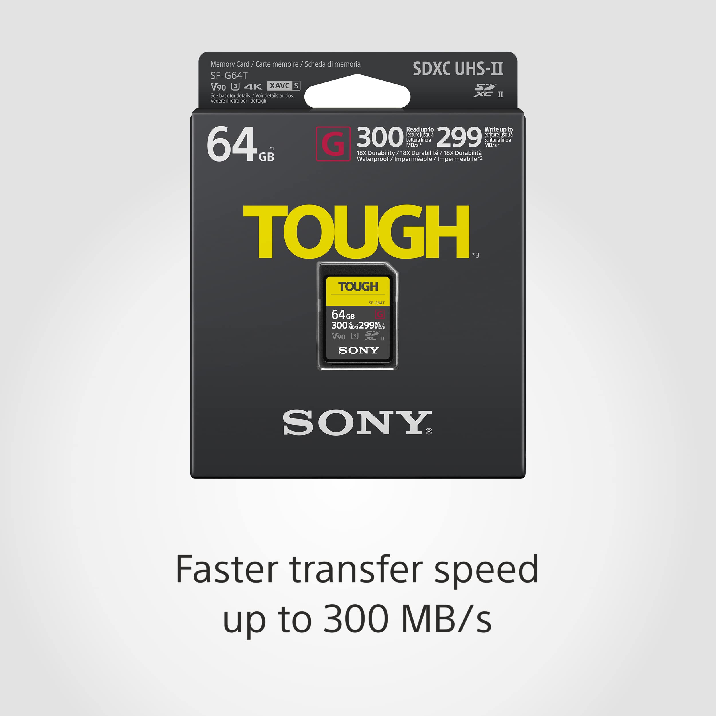 sony-sf-g-tough-sf64tg-scheda-di-memoria-sdxc-64-gb-uhs-ii-v90-300-mb-s-lettura- image 3