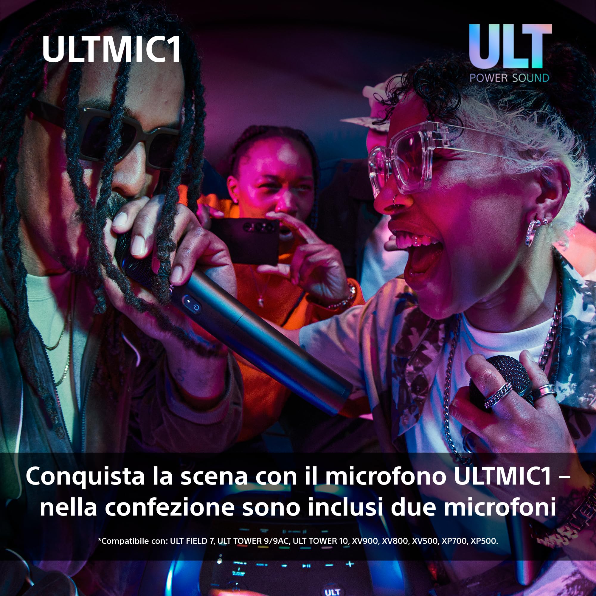 sony-ultmic1-set-di-microfoni-wireless-con-2-microfoni-e-ricevitore-riduzione-de image 3