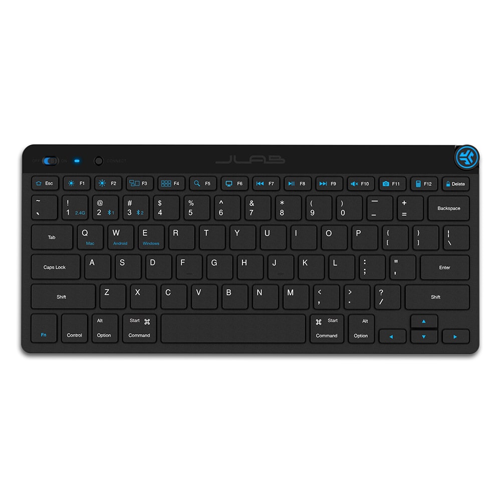 jlab-go-wireless-keyboard-nero-tastiera-wireless-compatta-60-con-78-tasti-manopo image 1