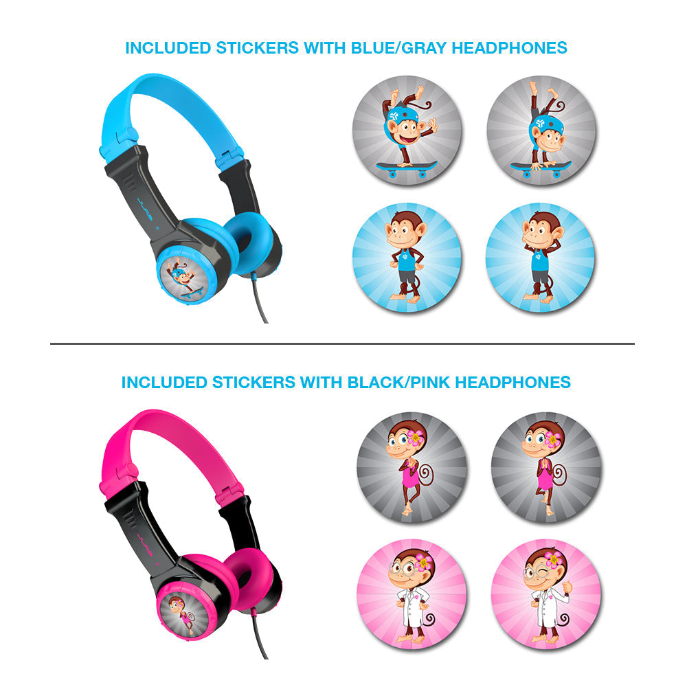 jlab-jbuddies-folding-kids-headphones-nero-rosa-cuffie-on-ear-per-bambini-con-li image 6