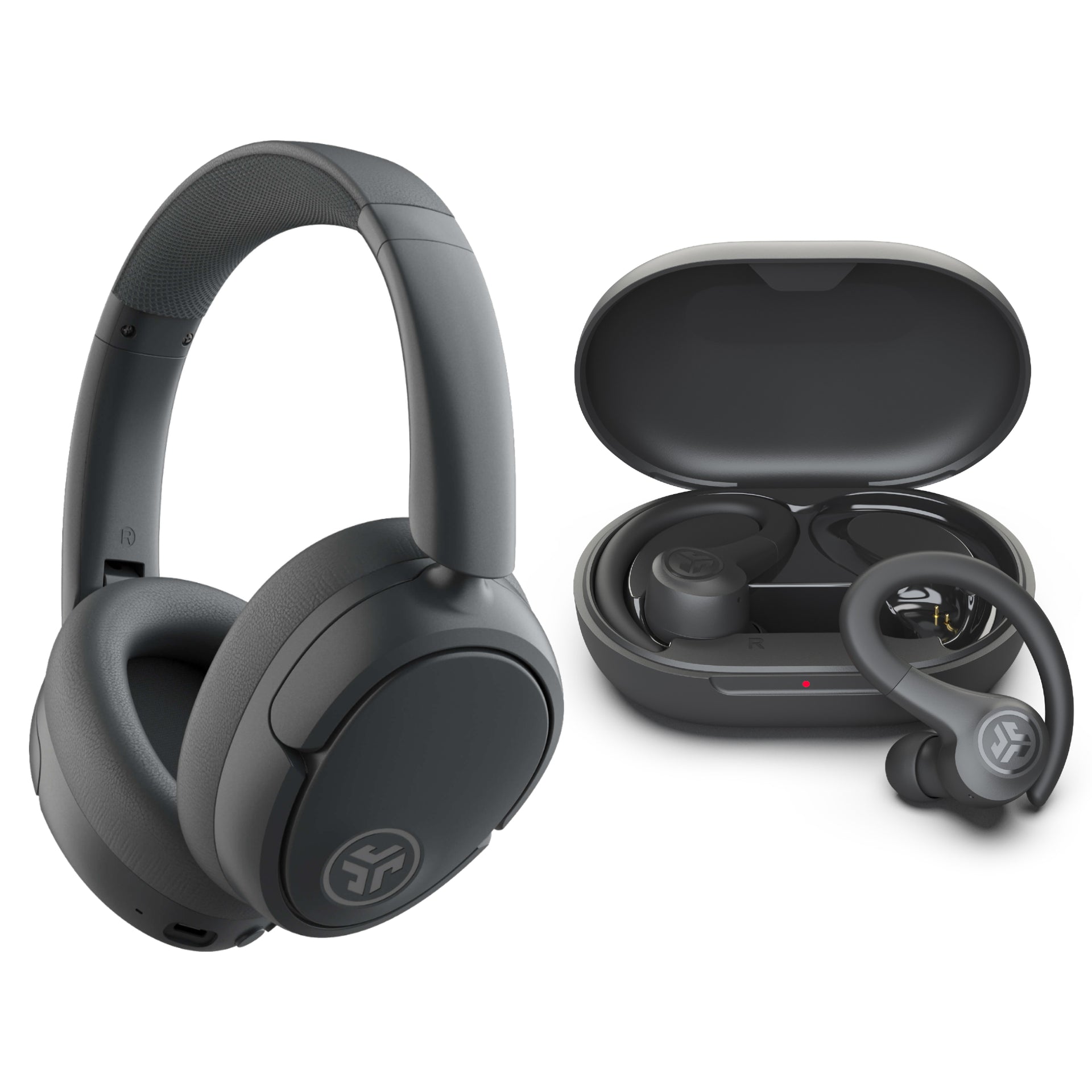 jlab-jbuds-lux-headphones-graphite-go-sport-earbuds-graphite-set-regalo-audio-cu image 1